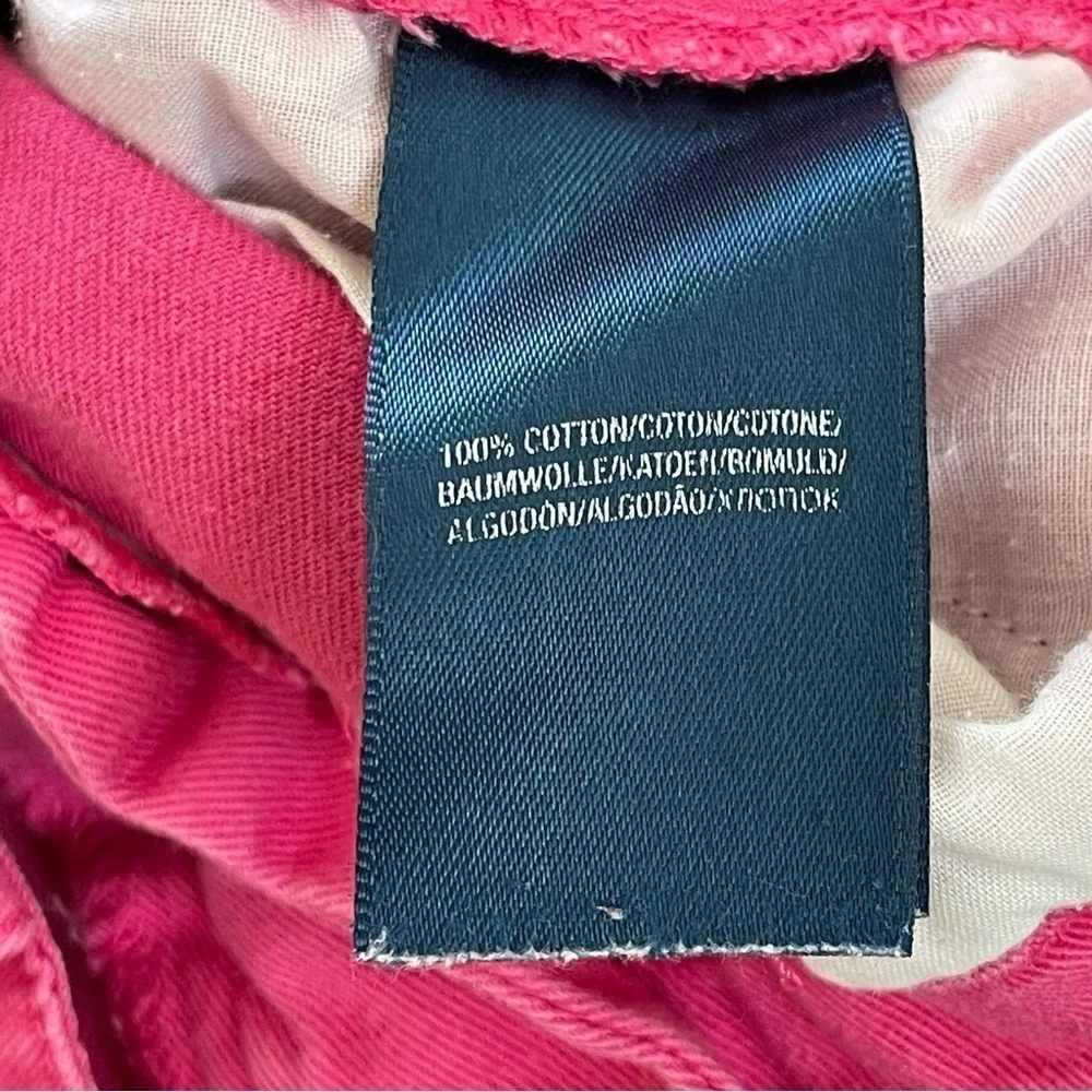 Ralph Lauren girls classic chino pink shorts size 5